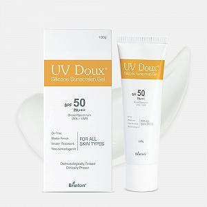 Солнцезащитный гель Brinton UV Doux Silicone Sunscreen Gel SPF 50 PA+++ 100 г / 3.5 унции synthetic.ua - Фото 1