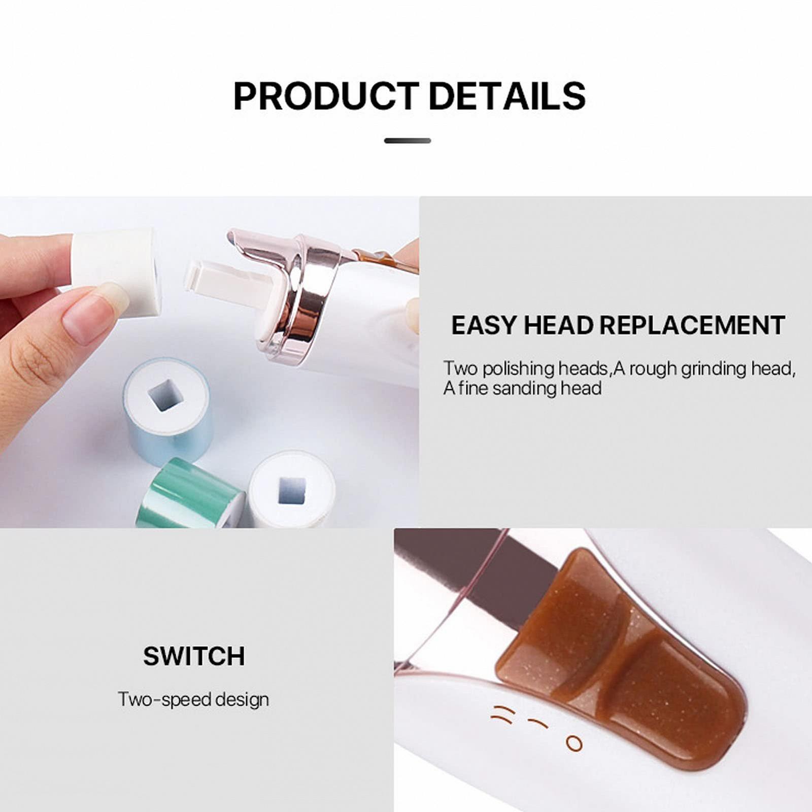 Електричний набір для манікюру Суха батарея Портативний, фото №3