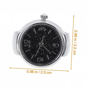 Кільце-годинник UKCOCO Мінімалістичний цифровий годинник для чоловіків synthetic.ua - Фото 1