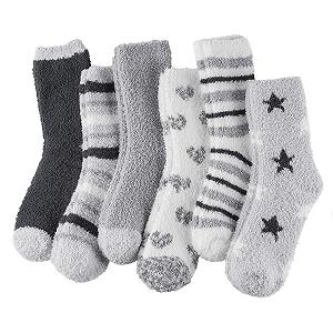 Пушистые носки для женщин, толстые мягкие носки для сна, теплые зимние пушистые носки - Фото 1