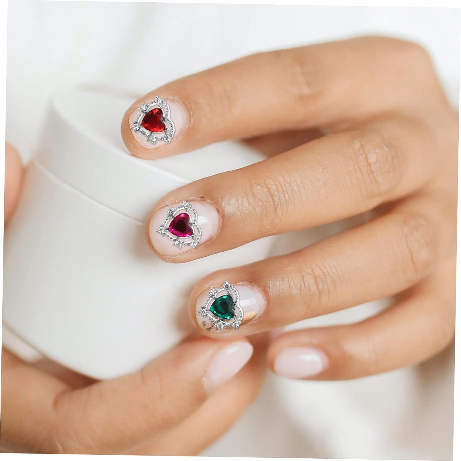 Стразы для ногтей FRCOLOR 20 шт. Блестящие украшения для маникюра для творческого дизайна ногтей Многофункциональные для ногтей, мобильных телефонов и поделок, фото №4