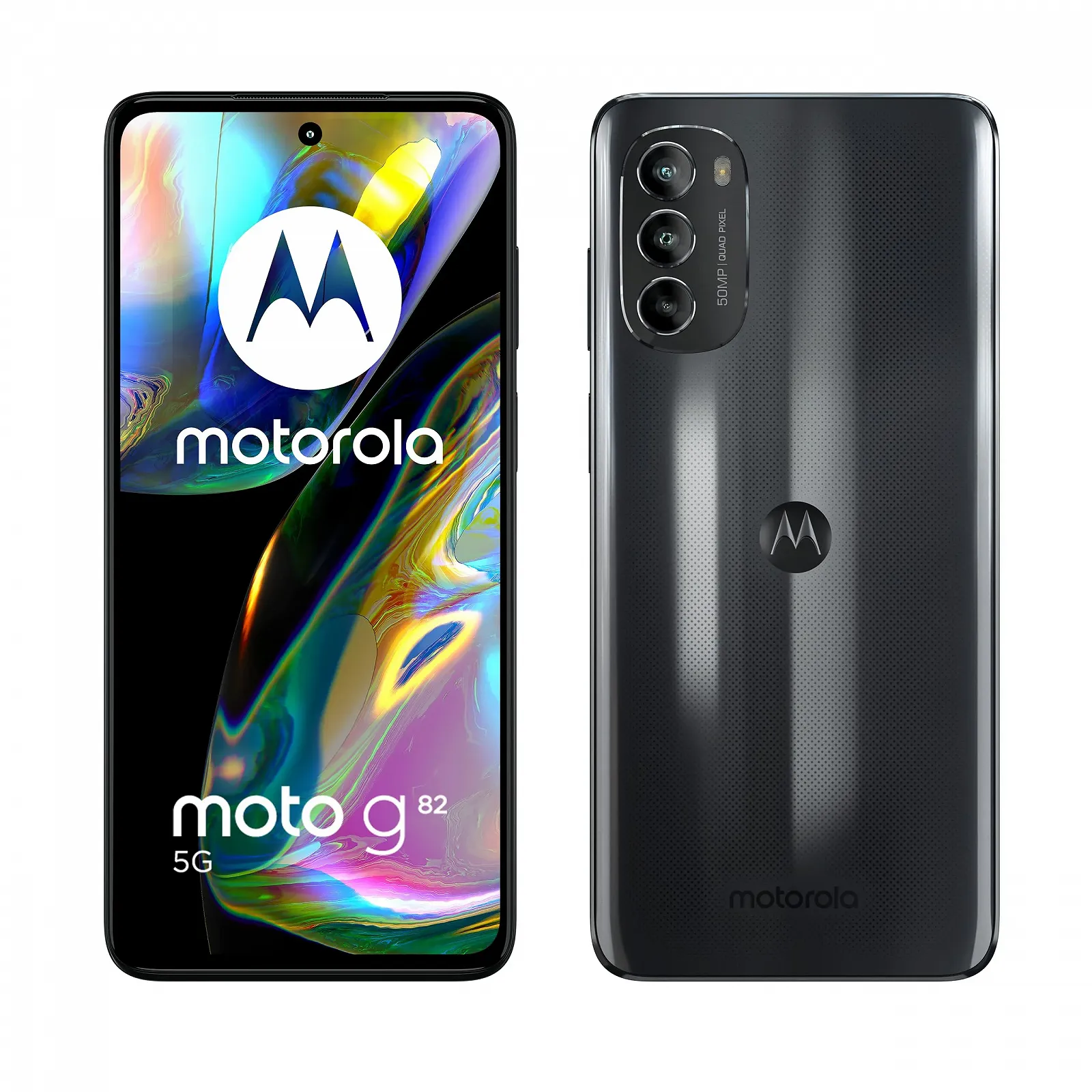 Смартфон Motorola G82 6.6 дюйма 120 Hz OLED 50 MP OIS 5000 mAh 5G 6/128 GB Dual SIM Grey, фото №1