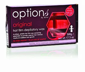 Горячий пленочный воск для депиляции Hive Options Original универсальный для всех участков тела 500 г - Фото 1