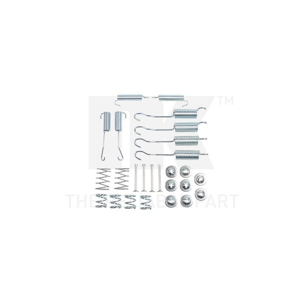 Комплект аксессуаров, тормозные колодки NK 7923776 для IVECO, задняя ось, фото №1