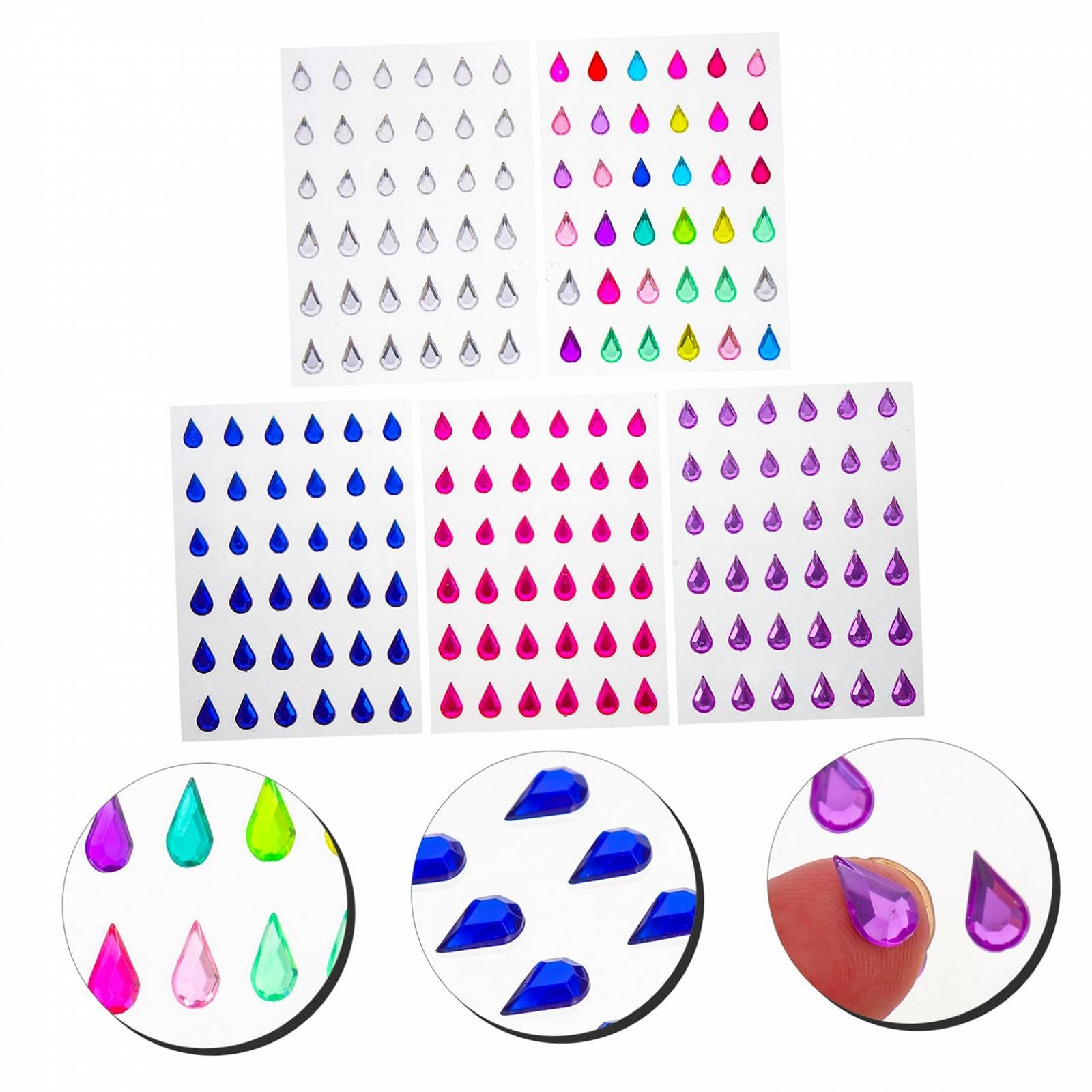 Стразы для макияжа 5 листов, фото №7