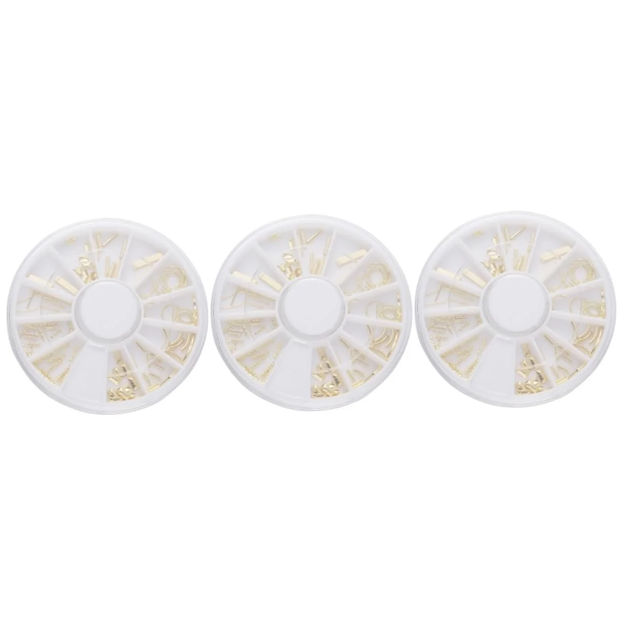 Веер FRCOLOR 3 шт. Металлические заклепки для дизайна ногтей. Универсальные аксессуары для ногтей для женщин и девушек. Креативный маникюр и украшение, фото №1 Веер FRCOLOR 3 шт. Металлические заклепки для дизайна ногтей. Универсальные аксессуары для ногтей для женщин и девушек. Креативный маникюр и украшение, фото №1