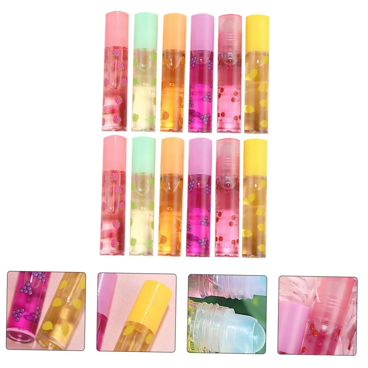 Блиск для губ Outanaya Набір 12 шт. Зволожуючий Безбарвний Прозора Захист для губ, фото №6 Блиск для губ Outanaya Набір 12 шт. Зволожуючий Безбарвний Прозора Захист для губ, фото №6