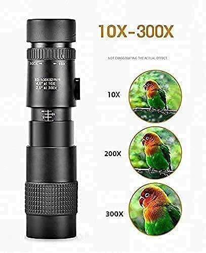 Монокуляр 4k 10-300x40 мм Super Telephoto Zoom Телескоп для мобільних телефонів Полювання Туризм Дослідження (2 Телескопи + 2 Тримачі), фото №6