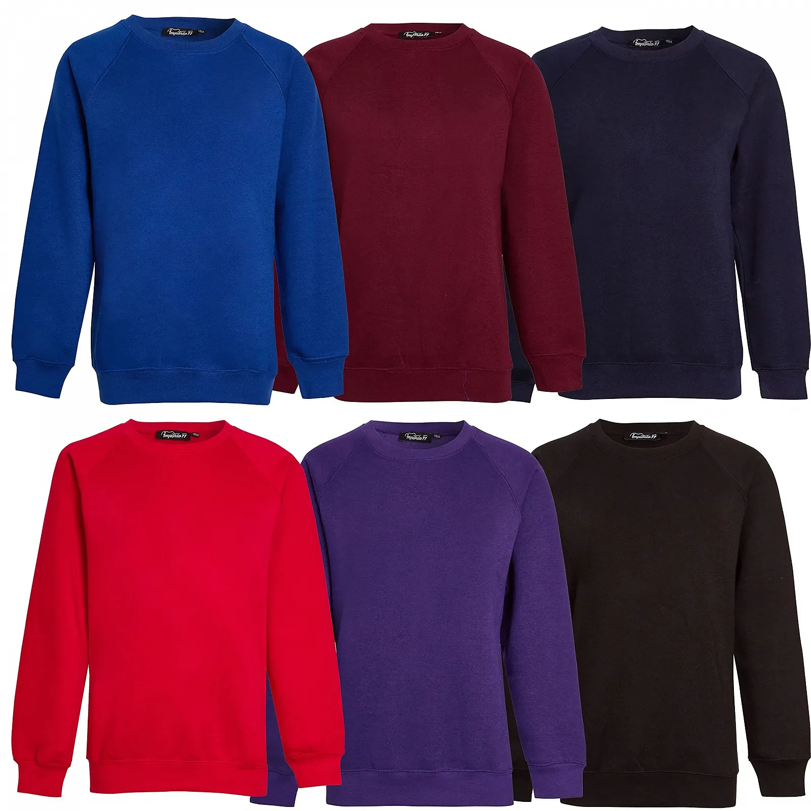 Толстовка imporio 11 Шкільна однотонна флісова з круглим вирізом, фото №1