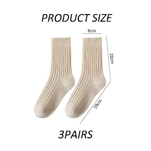 3 пари теплих шкарпеток до литки, однотонні synthetic.ua - Фото 1