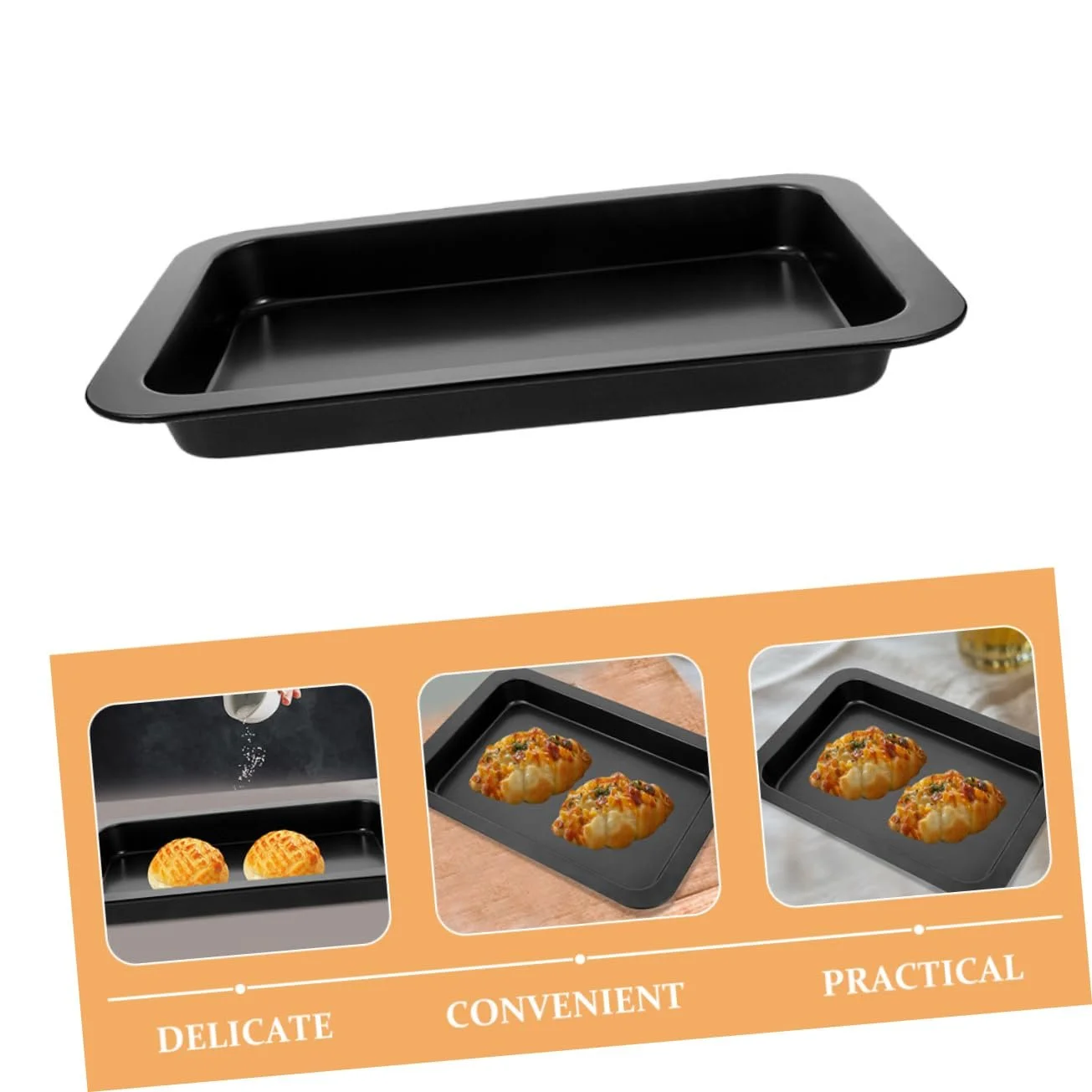 Форми для випікання печива VALICLUD 2 шт прямокутні вуглецева сталь міцні теплопровідні, фото №8 Форми для випікання печива VALICLUD 2 шт прямокутні вуглецева сталь міцні теплопровідні, фото №8