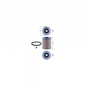 Топливный фильтр KNECHT KX 206D CITROËN GMC MITSUBISHI NISSAN OPEL PEUGEOT - Фото 1