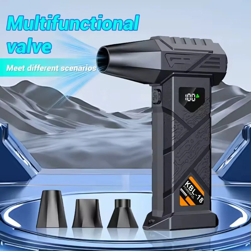 Портативний турбовентилятор Violent KBL-18 Turbo Jet Fan 150000 RPM Black, фото №2