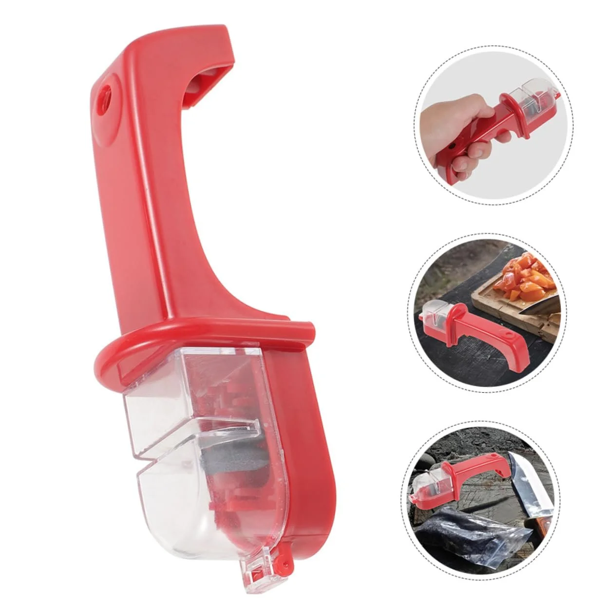 Точило для ножів та ножиць Toyvian ергономічна для лівшів та правшів, фото №7