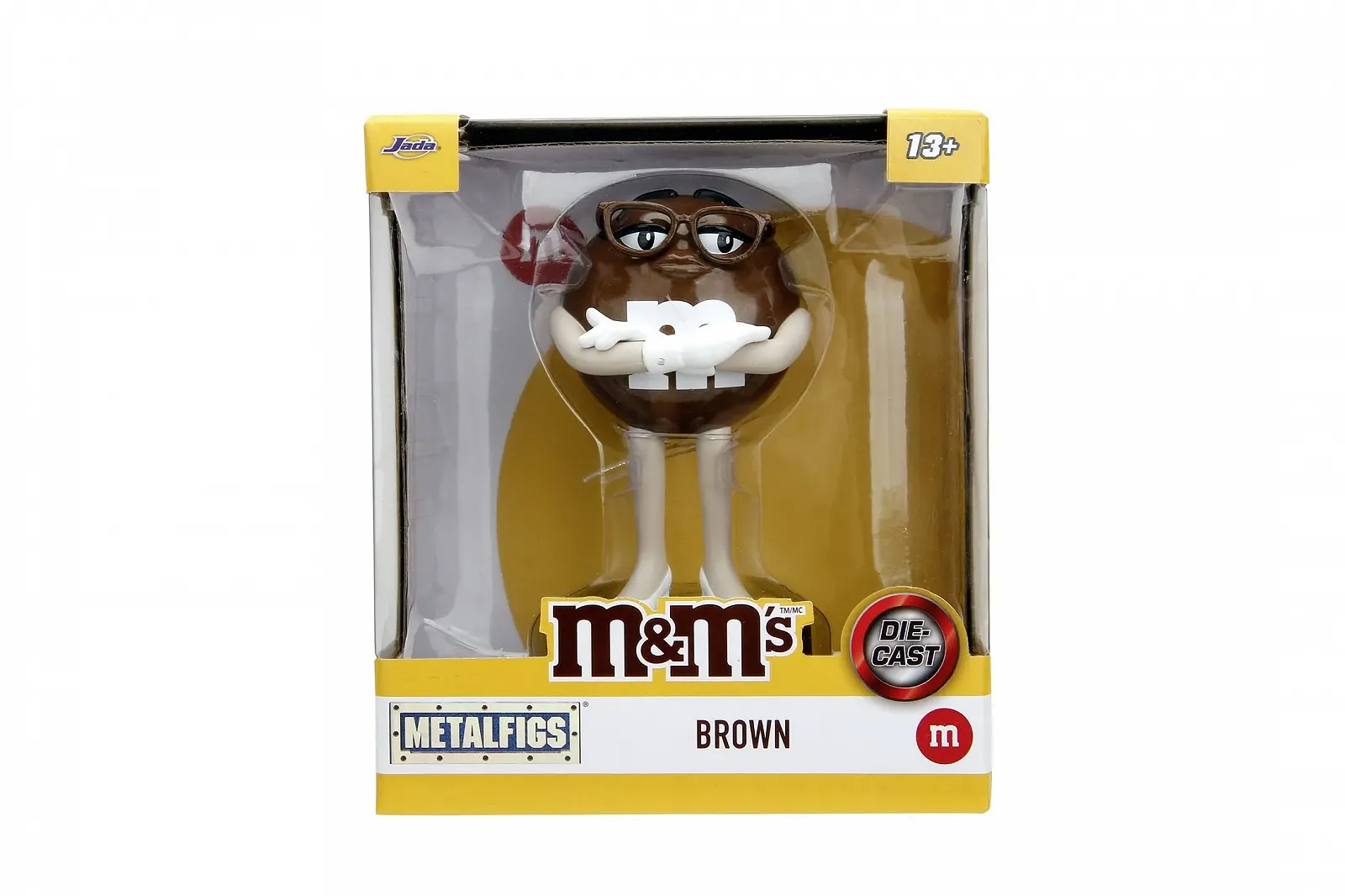 Металева фігурка Jada Toys M&Ms Brown 10 см коричнева, фото №7