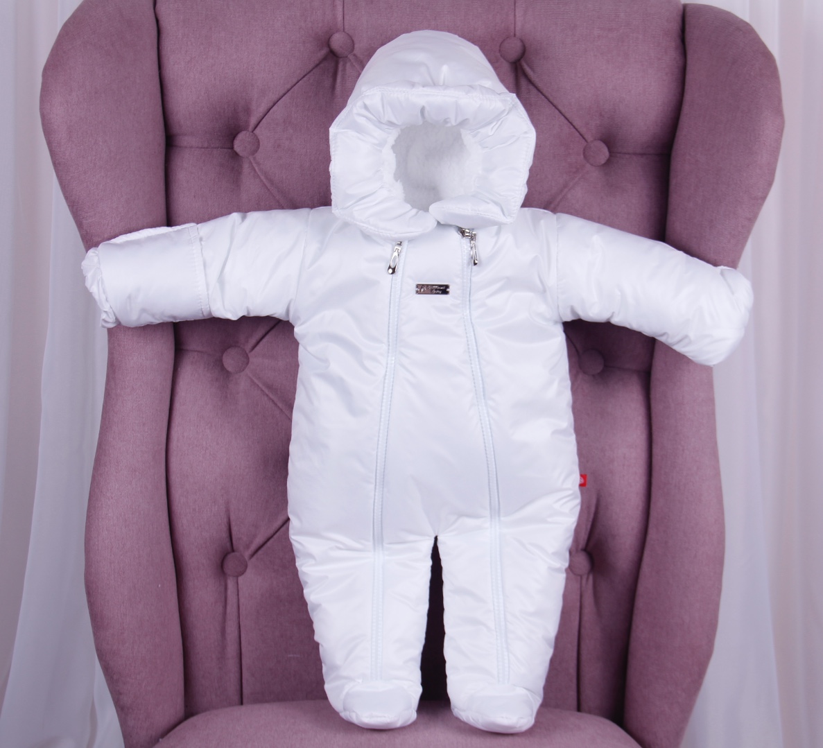 Детский зимний комбинезон Вьюга белый (ВВ00201), фото №5