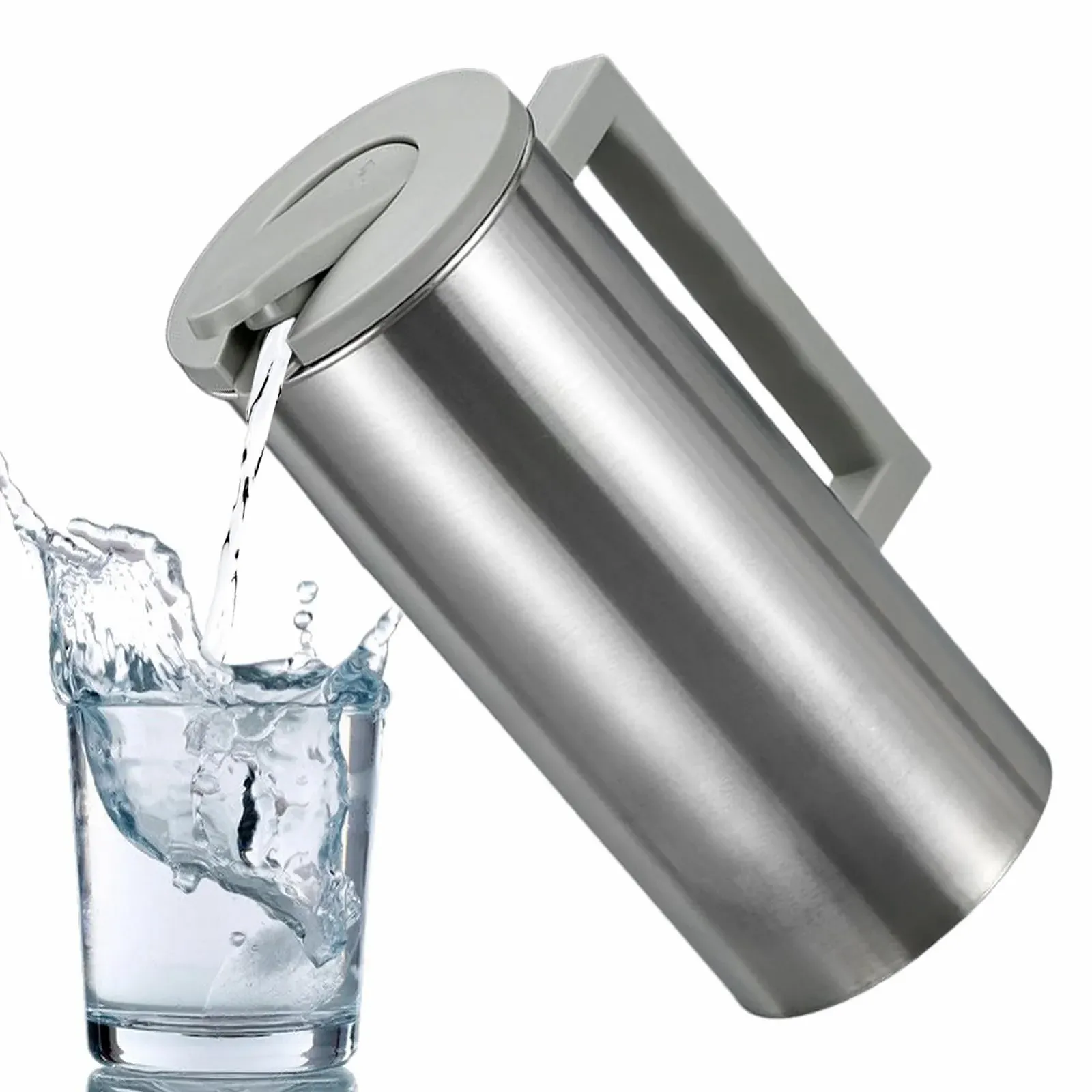 Кавник Металева велика посудина для напоїв з кришкою Легкий, фото №6