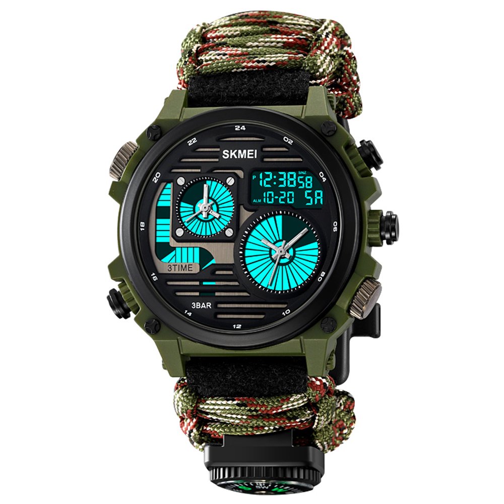 Годинник Skmei 2202NCMGN Camo Green, фото №2