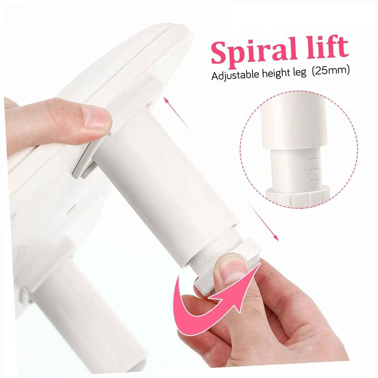 Підставка для рук для манікюру Ipetboom Пластик Білий, фото №7