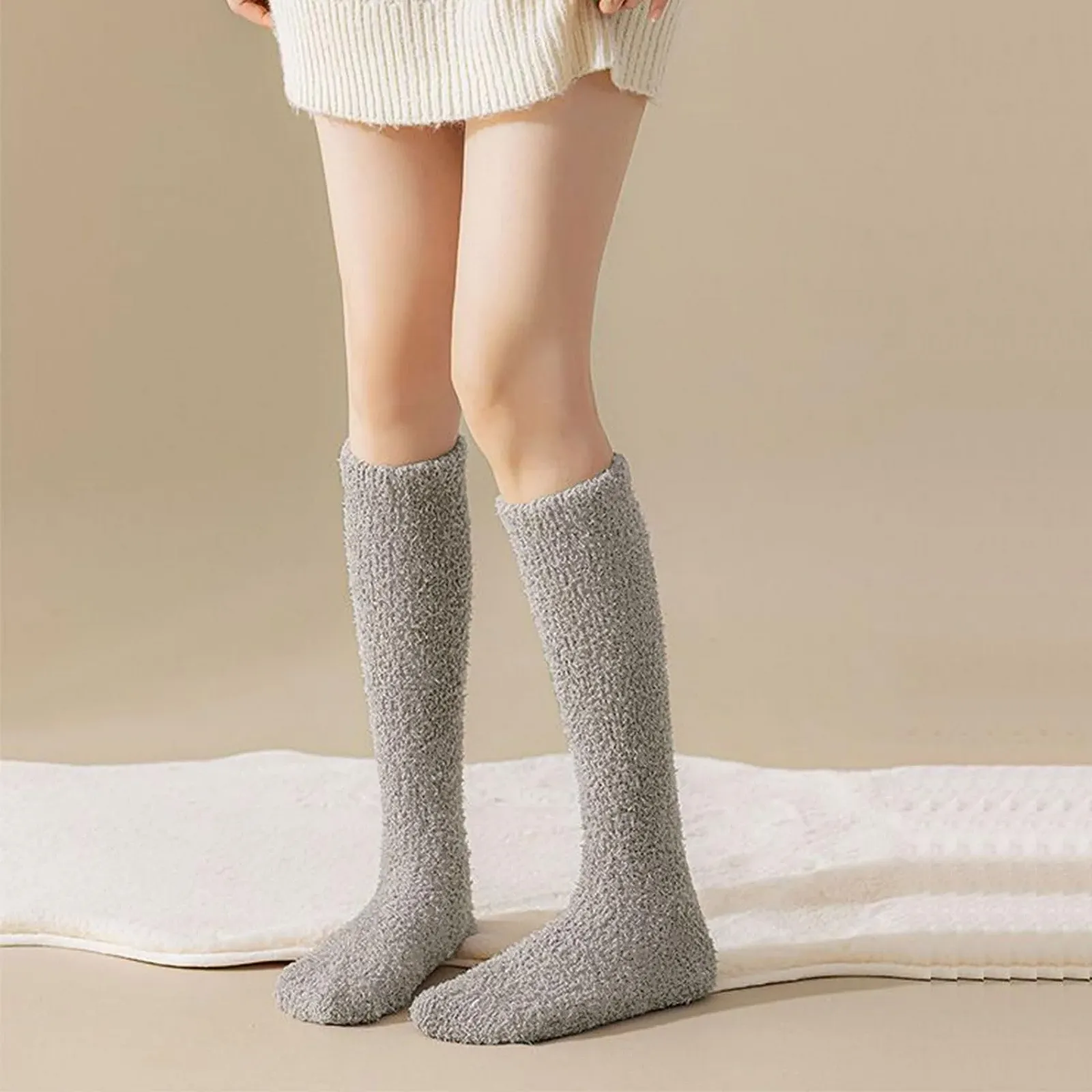 Пухнасті шкарпетки для жінок Теплі, фото №4 Пухнасті шкарпетки для жінок Теплі, фото №4