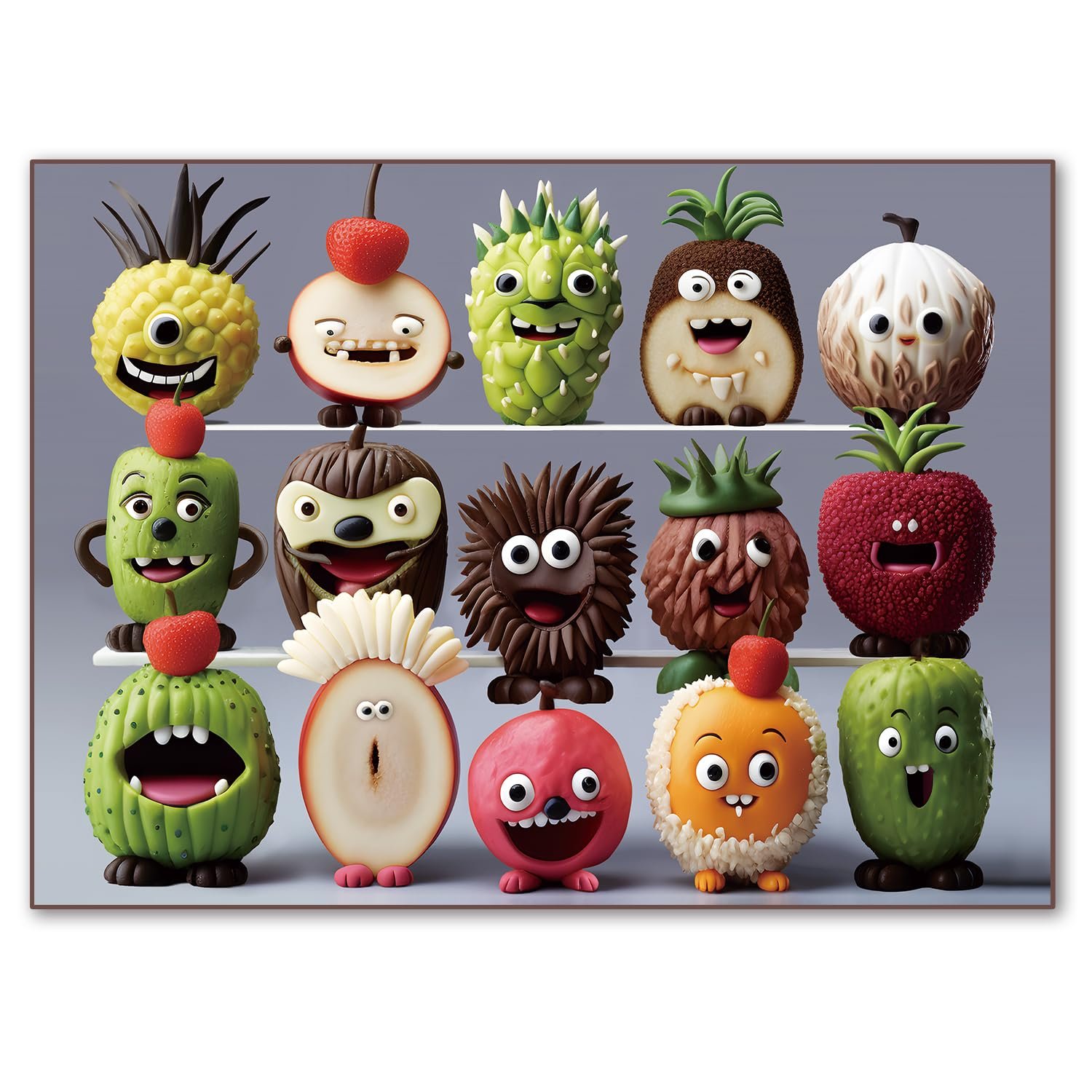 Пазл Monster Series Happy Fruits 500 елементів 52 x 38 см, фото №1