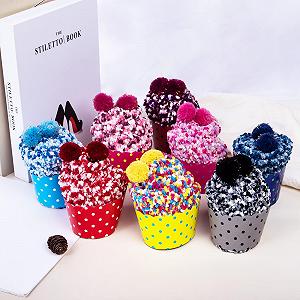 Носки YSense Snug Gifts для женщин Зимние теплые пушистые носки-кексы Cuddly Socks для женщин 39-42 synthetic.ua - Фото 1