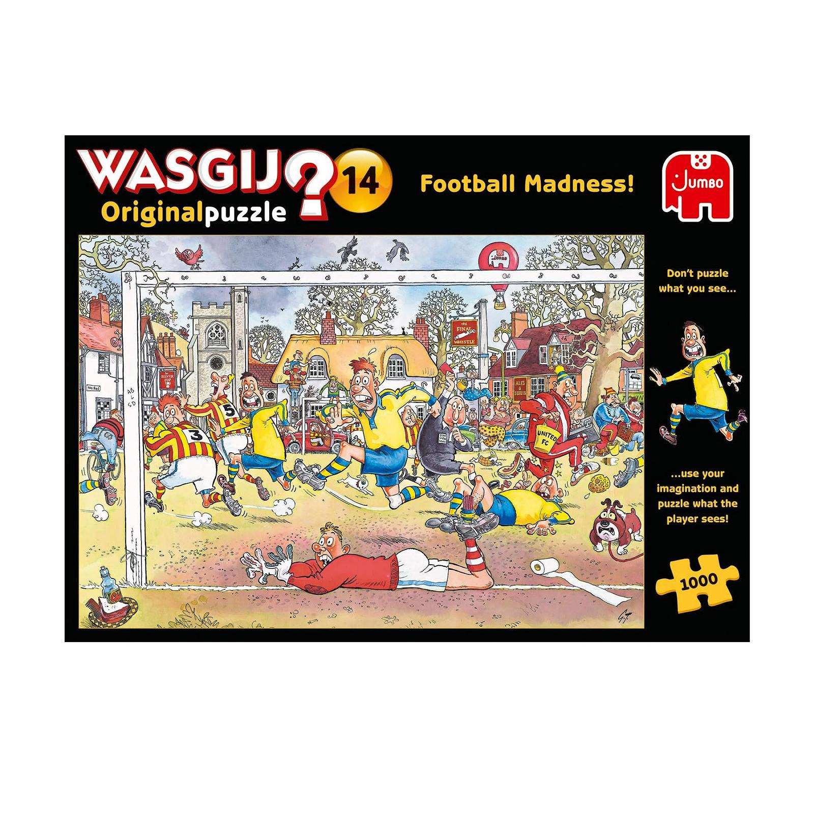 Пазл Jumbo Spiele Wasgij Original 14 Football Madness! 1119801817 1000 елементів, фото №3