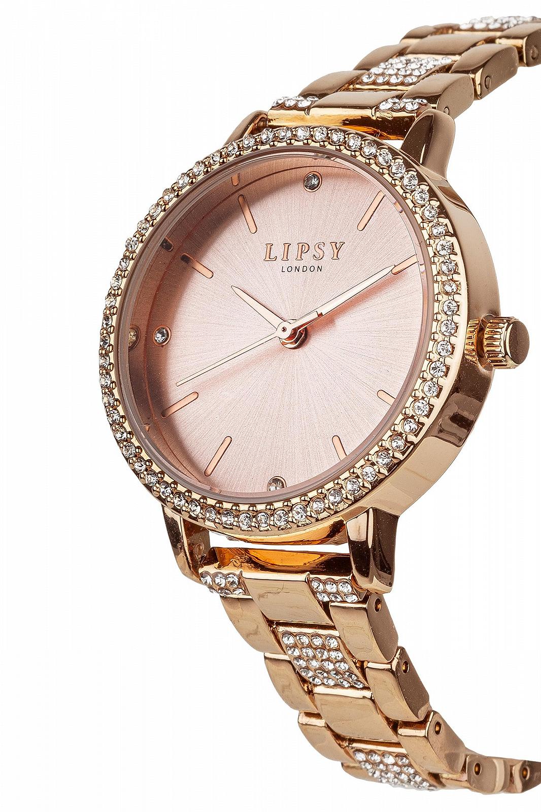 Годинник Lipsy Класичний LP973, Рожеве Золото, Браслет, фото №2
