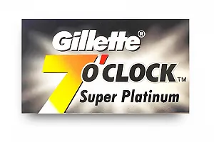 Лезвия для безопасной бритвы Gillette 7 O'Clock 10 шт - Фото 1