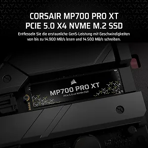 SSD Corsair MP700 PRO XT 1 ТБ PCIe 5.0 NVMe M.2 Black synthetic.ua - Фото 1