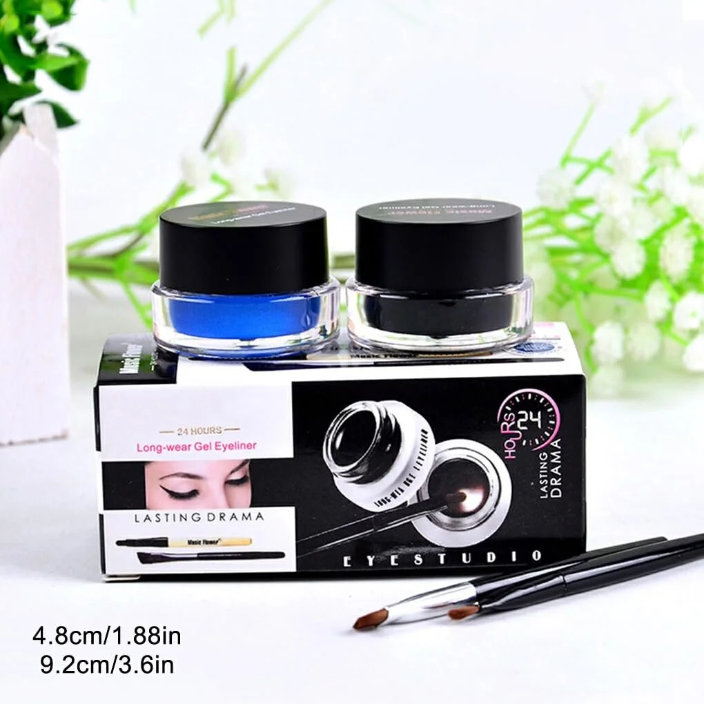 Гелевая Подводка Dajidafu 2 флакона Стойкая водостойкая, фото №3