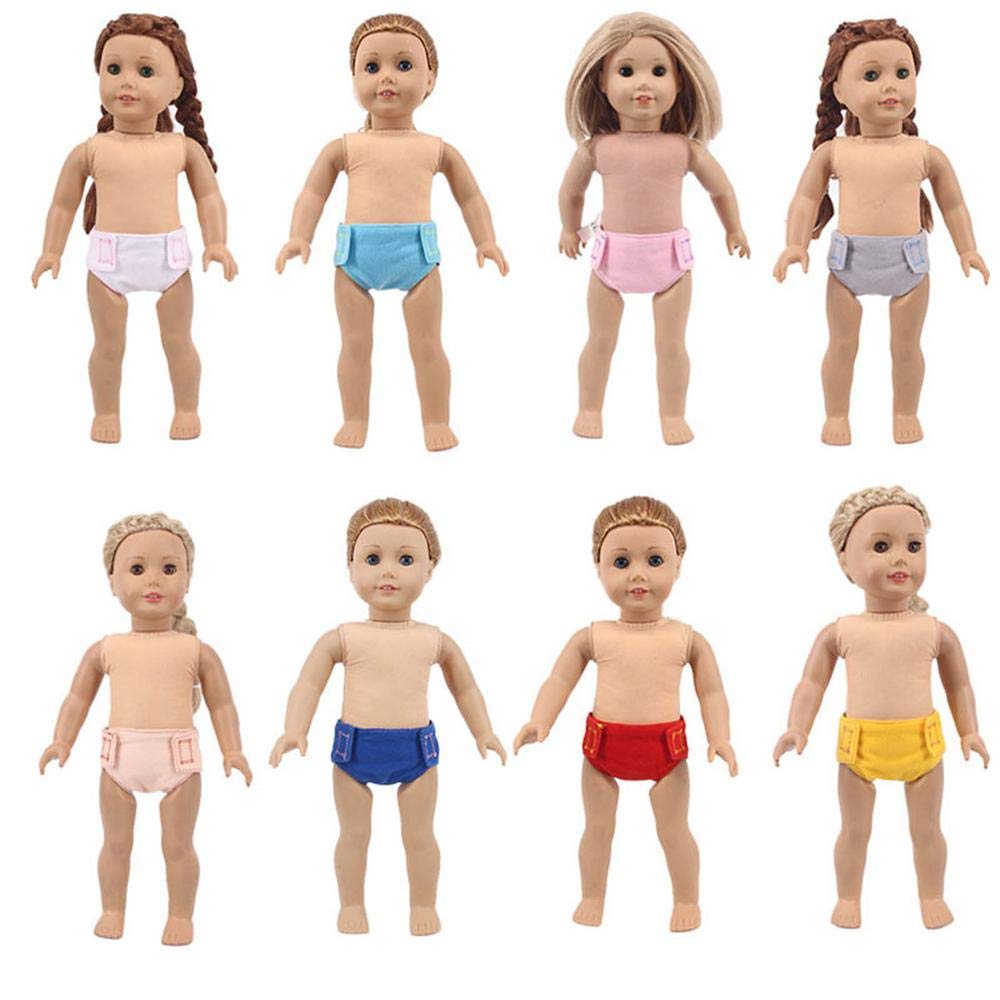 Нижнее белье Aeromdale 1 шт Трусы для кукол Стиль A для 18-дюймовой куклы American Girl 17-дюймовая Белая, фото №6