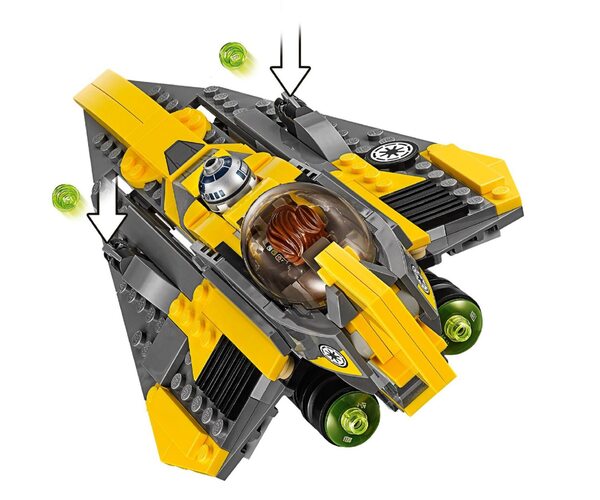 Конструктор LEGO Star Wars Звёздный истребитель Энакина 75214, фото №4