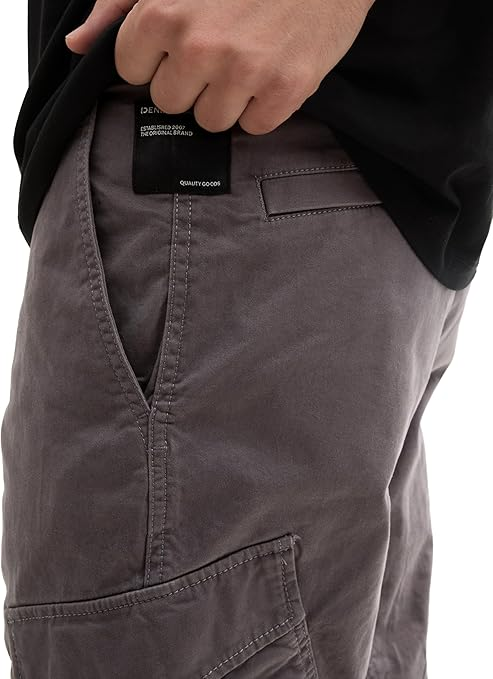 Штани Denim Men's Regular Tapered Cargo Pants 1042559-11587 Tom Tailor Темно-сірий M, фото №4
