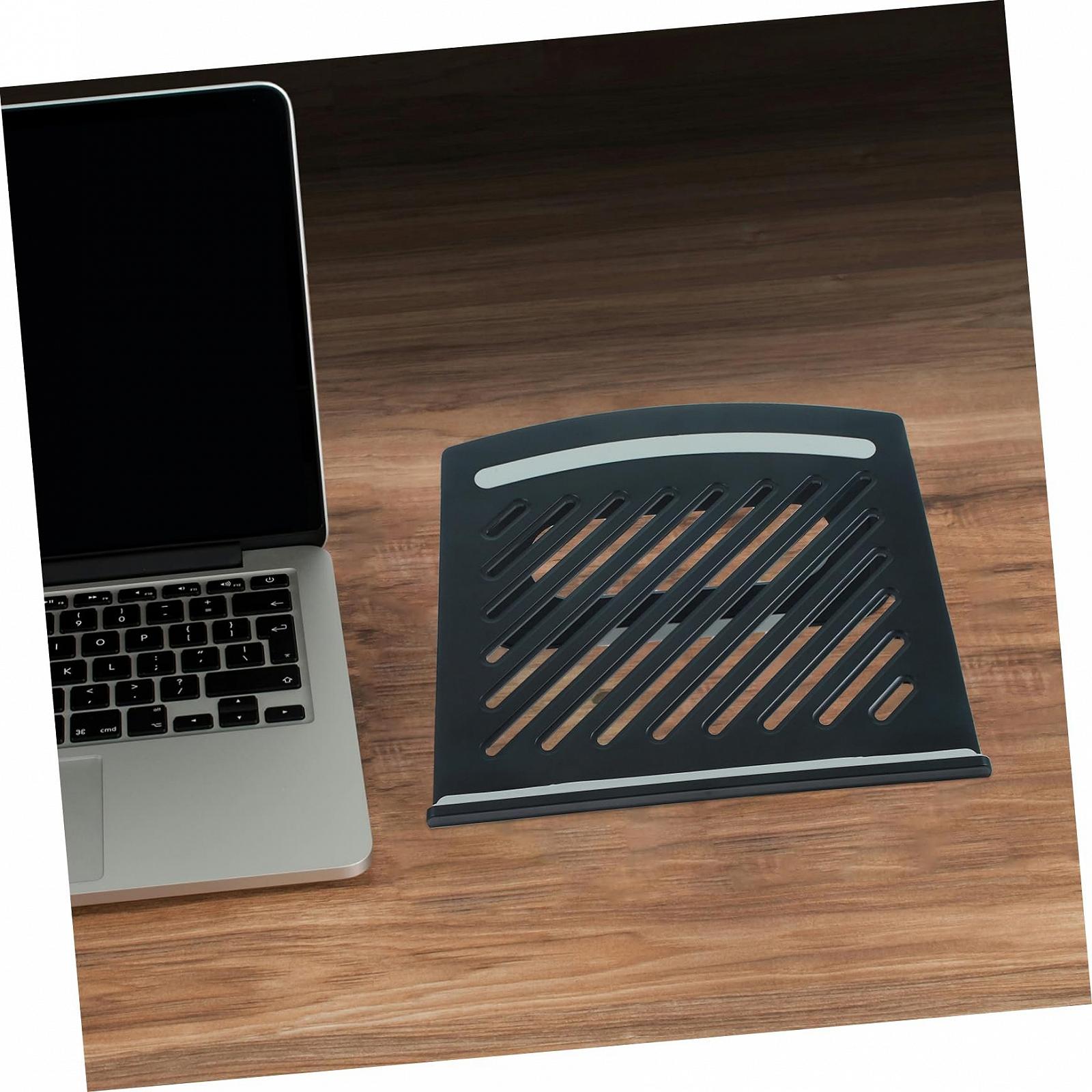 Складная подставка для ноутбука Homoyoyo с регулируемым многоугольным дизайном, стабильным основанием для надежного удержания, вентилируемой панелью для охлаждения, фото №6