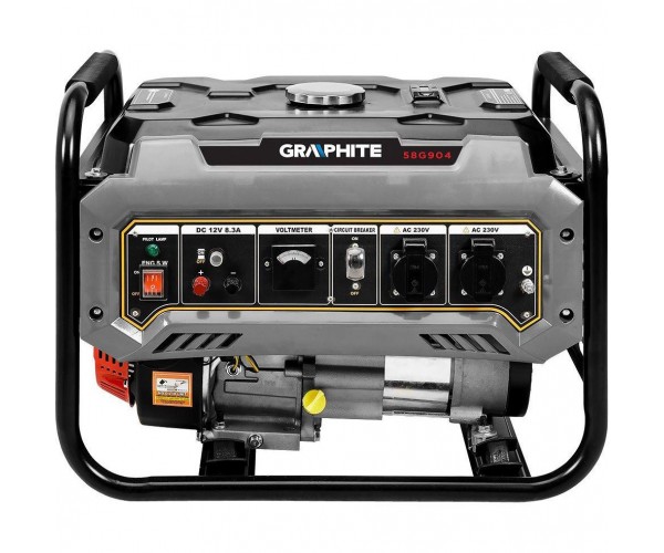 Бензиновий генератор Graphite 58G904, фото №8