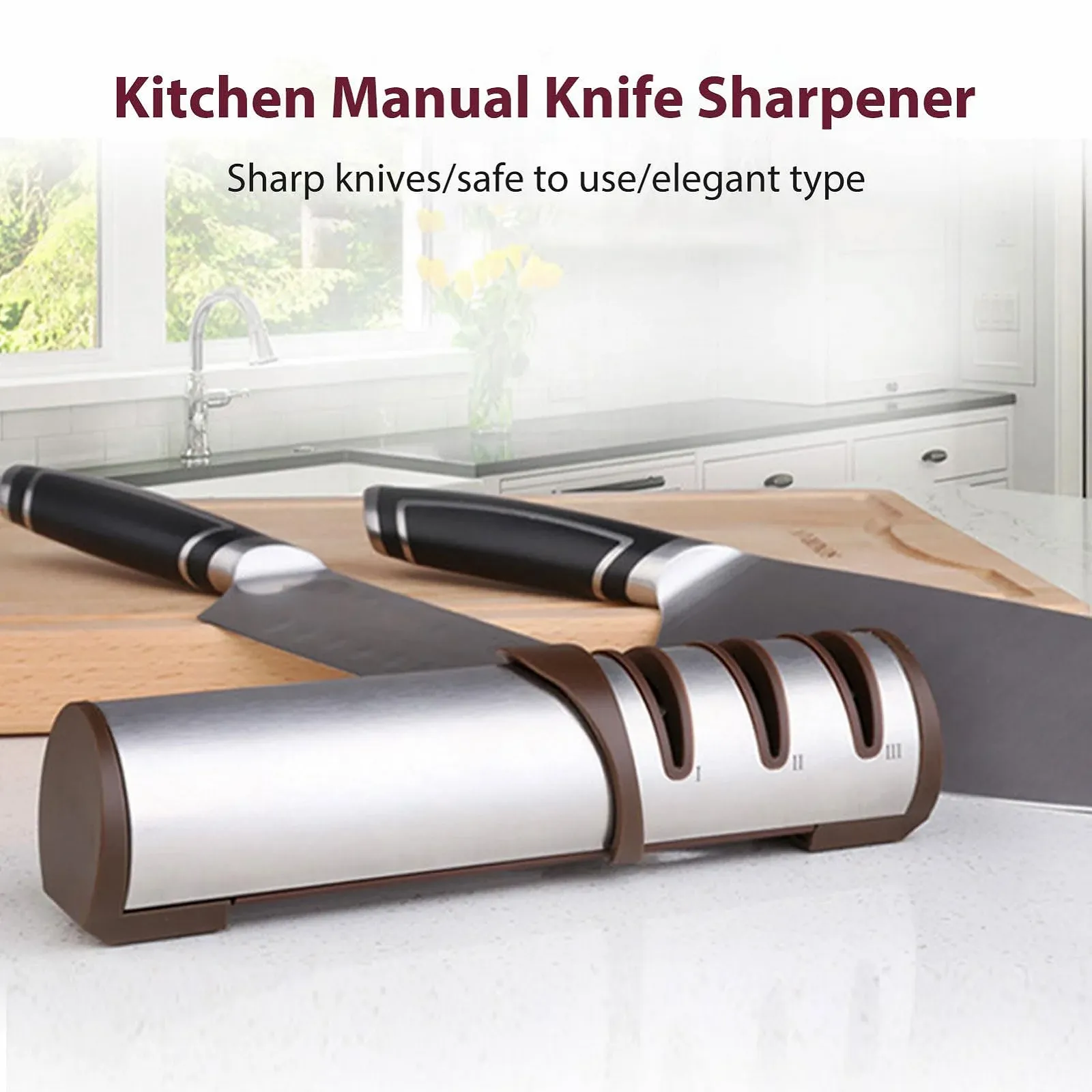 Точило для ножів кухонна Karlak 3-ступінчаста алмазна портативна ергономічна, фото №9 Точило для ножів кухонна Karlak 3-ступінчаста алмазна портативна ергономічна, фото №9