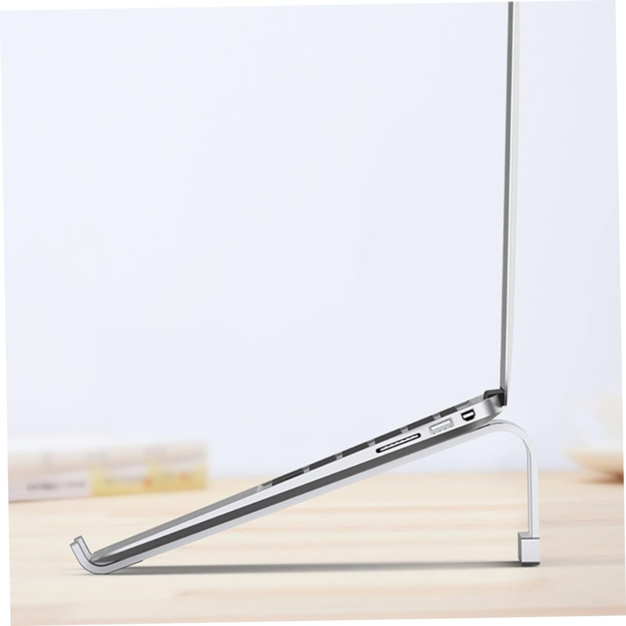 Портативная Подставка для Ноутбука из Алюминиевого Сплава, Эргономичная, Вентилируемая, для Рассеивания Тепла, Стабильная Подставка для Компьютера для Ноутбуков и Планшетов, Удобный Наклон для Здоровой Осанки, фото №8 Портативная Подставка для Ноутбука из Алюминиевого Сплава, Эргономичная, Вентилируемая, для Рассеивания Тепла, Стабильная Подставка для Компьютера для Ноутбуков и Планшетов, Удобный Наклон для Здоровой Осанки, фото №8