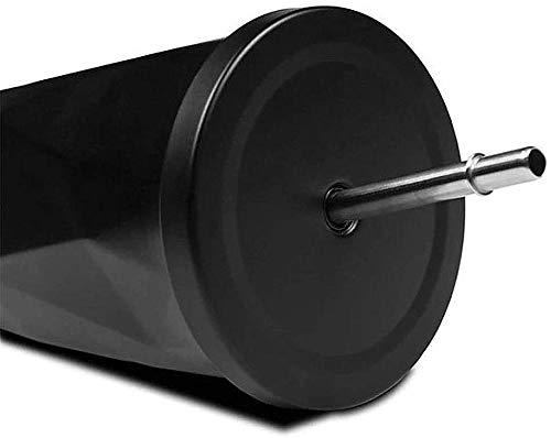 Металлический стакан с трубочкой Diamond 500 мл черный, фото №5