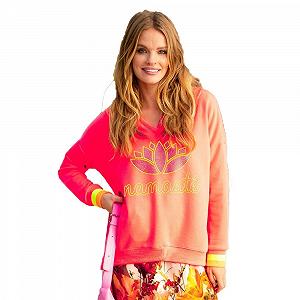 Кофта Miss Goodlife Namaste V Neck MG11330 Женская Неоновый Розовый/Неоновый Желтый - Фото 1