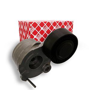 Натягувач ременя, поліклиновий ремінь FEBI BILSTEIN 43750 для AUDI VW - Фото 1