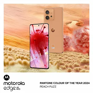 Смартфон Motorola Edge 40 Neo 12/256ГБ 6.55" 144 Гц IP68 50 Мп 68 Вт 5000 мАч Dual SIM Персиковый пух synthetic.ua - Фото 1