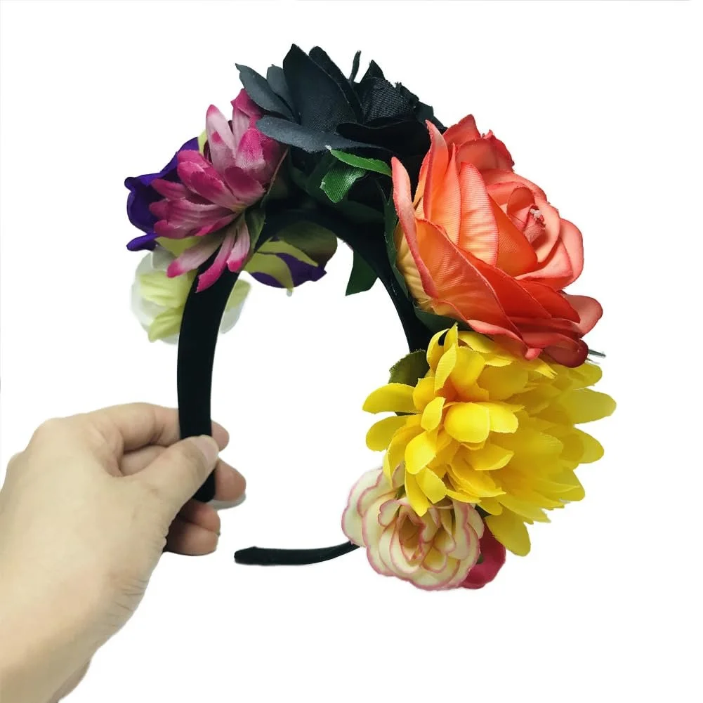 Обруч для волосся Квітка мексиканської троянди, фото №4