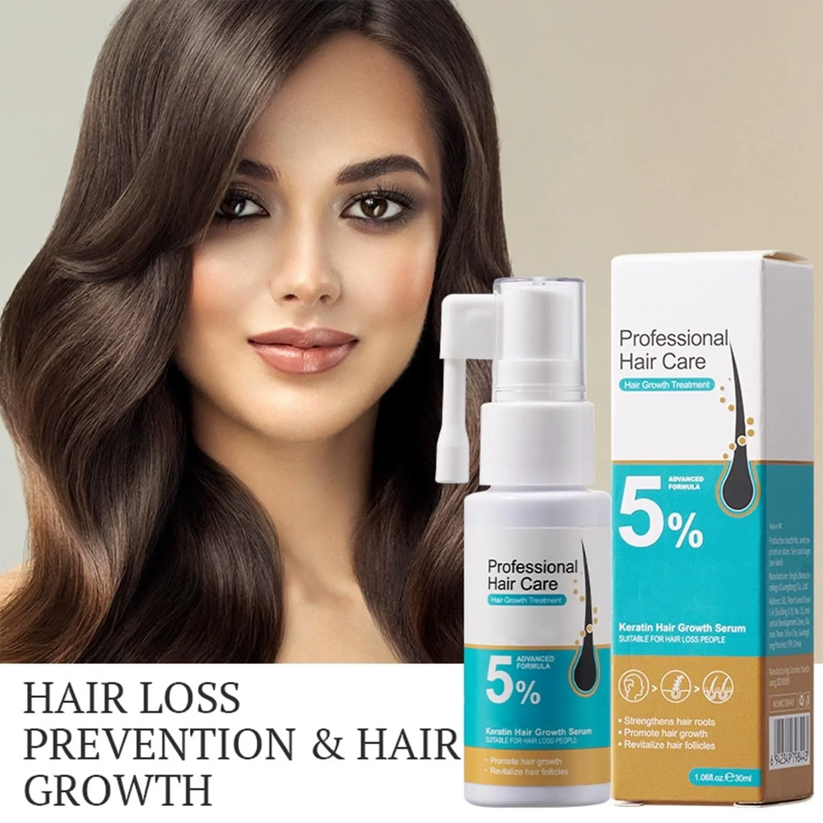 Сироватка для росту волосся Keratin, набір 2 шт, помітний ріст волосся, фото №7 Сироватка для росту волосся Keratin, набір 2 шт, помітний ріст волосся, фото №7