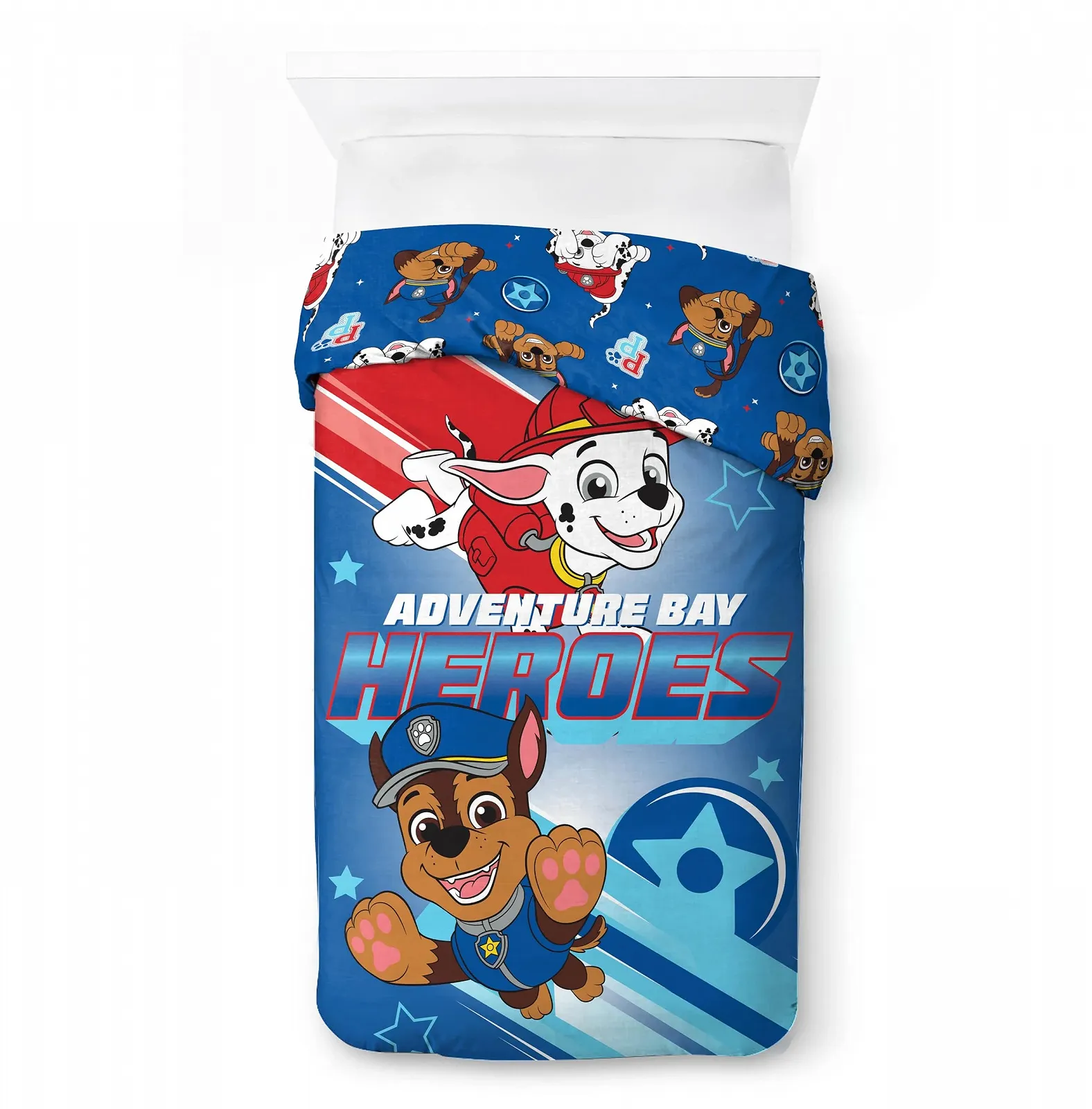 Постільна білизна Jay Franco Nickelodeon Paw Patrol Бавовна Чейз Блакитний, включає наволочку, 80 x 80 см, фото №2