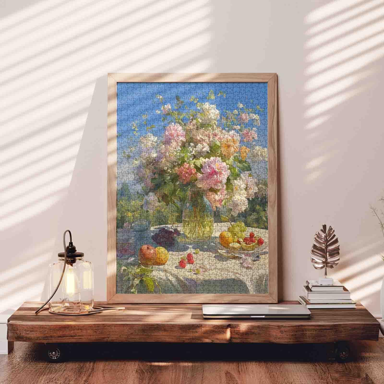 Пазл Floral Still Life 1000 елементів Півонії та троянди 50 x 70 см, фото №3