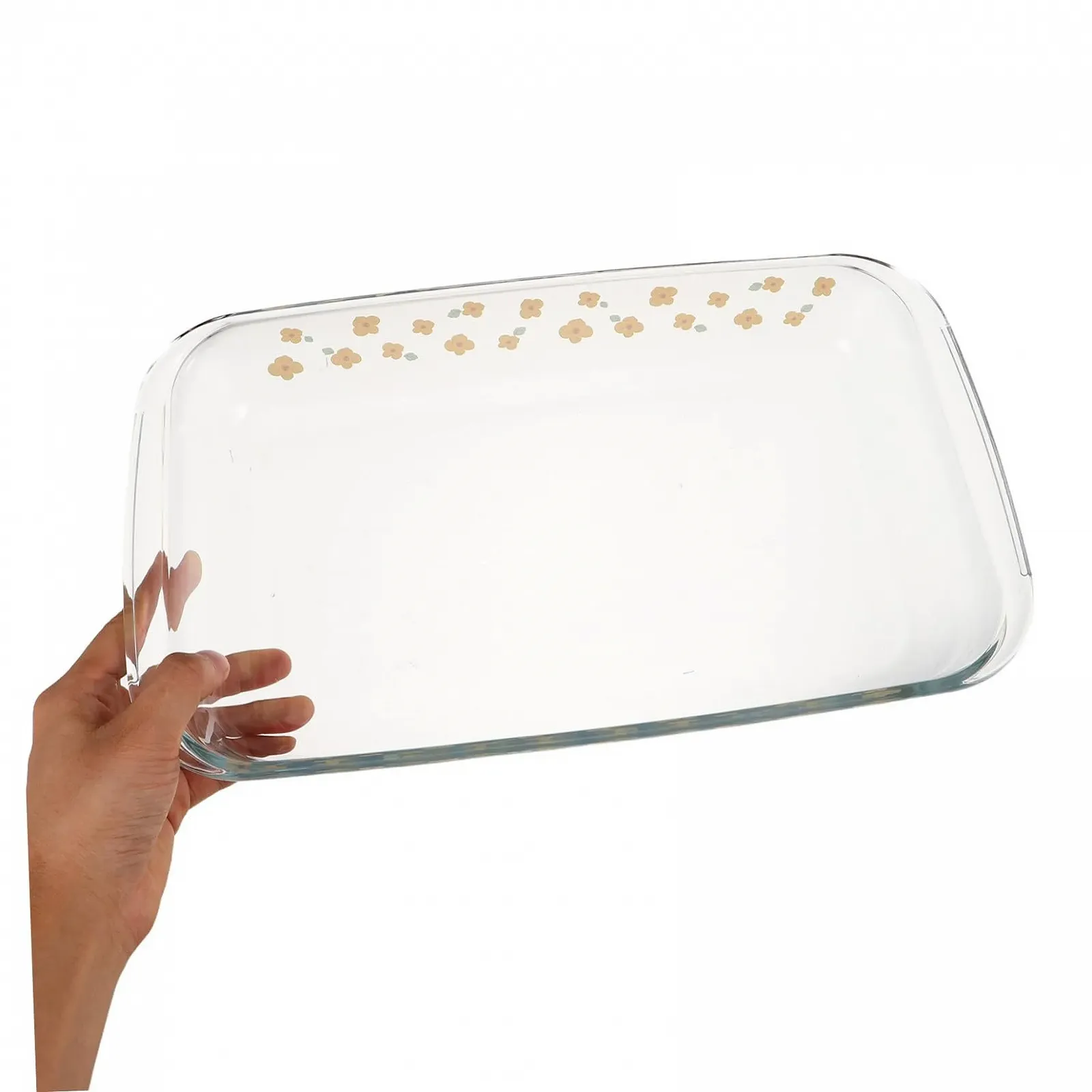 Форма для випікання Скляна прямокутна термостійка прозора, фото №4