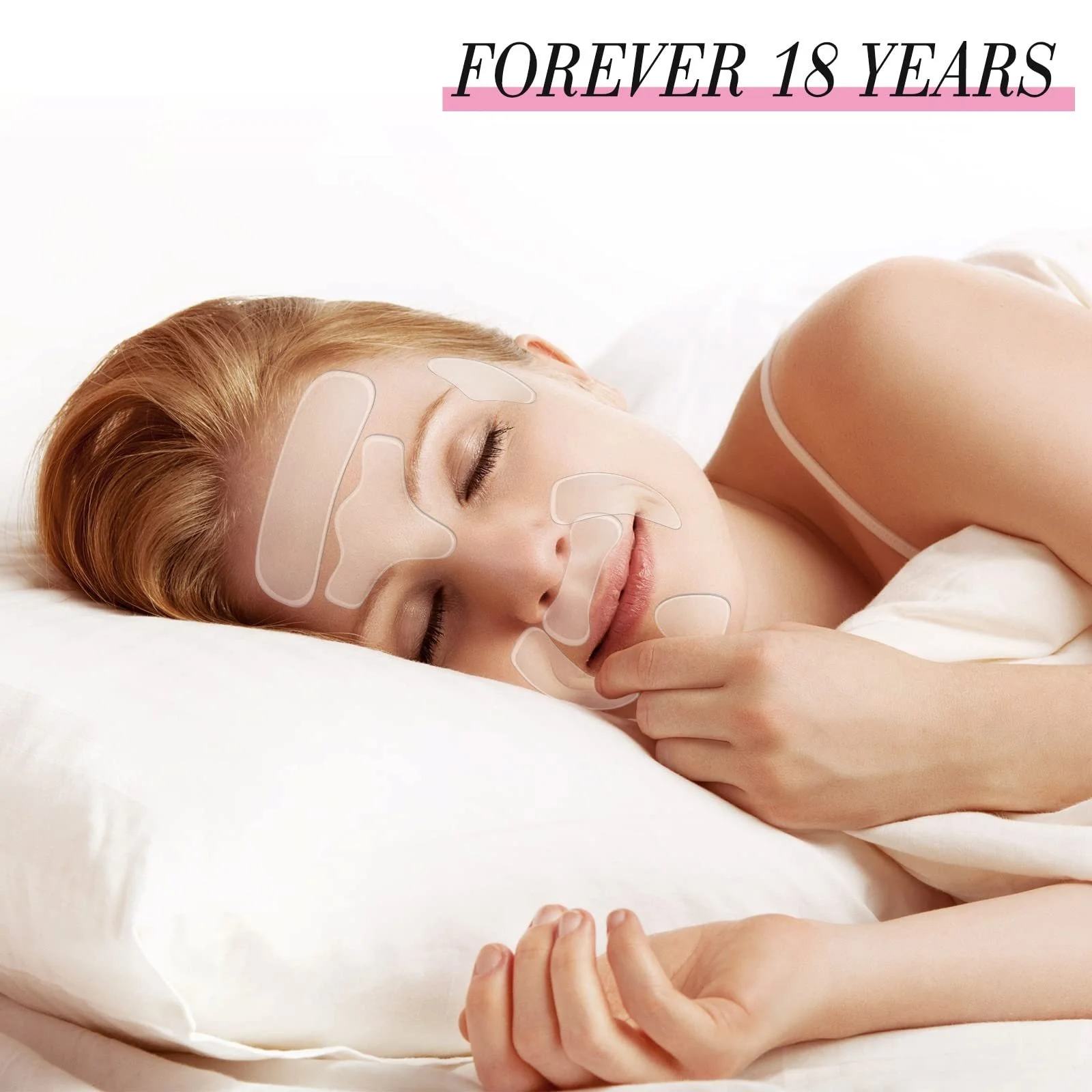 Набор патчей от морщин на лбу 11 шт Прозрачные силиконовые патчи для лица для женщин и девушек, фото №6