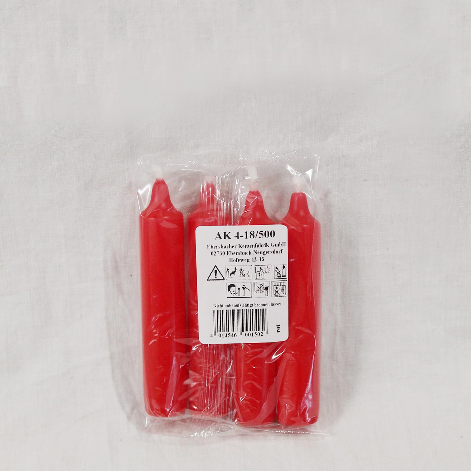 Свічки OLShop Advent 18 x 105 мм Червоні, фото №3