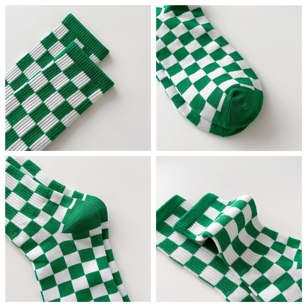 Носки AKAMAS в клетку, 5 пар, Женские, Цветные, Размер 35-41, фото №2